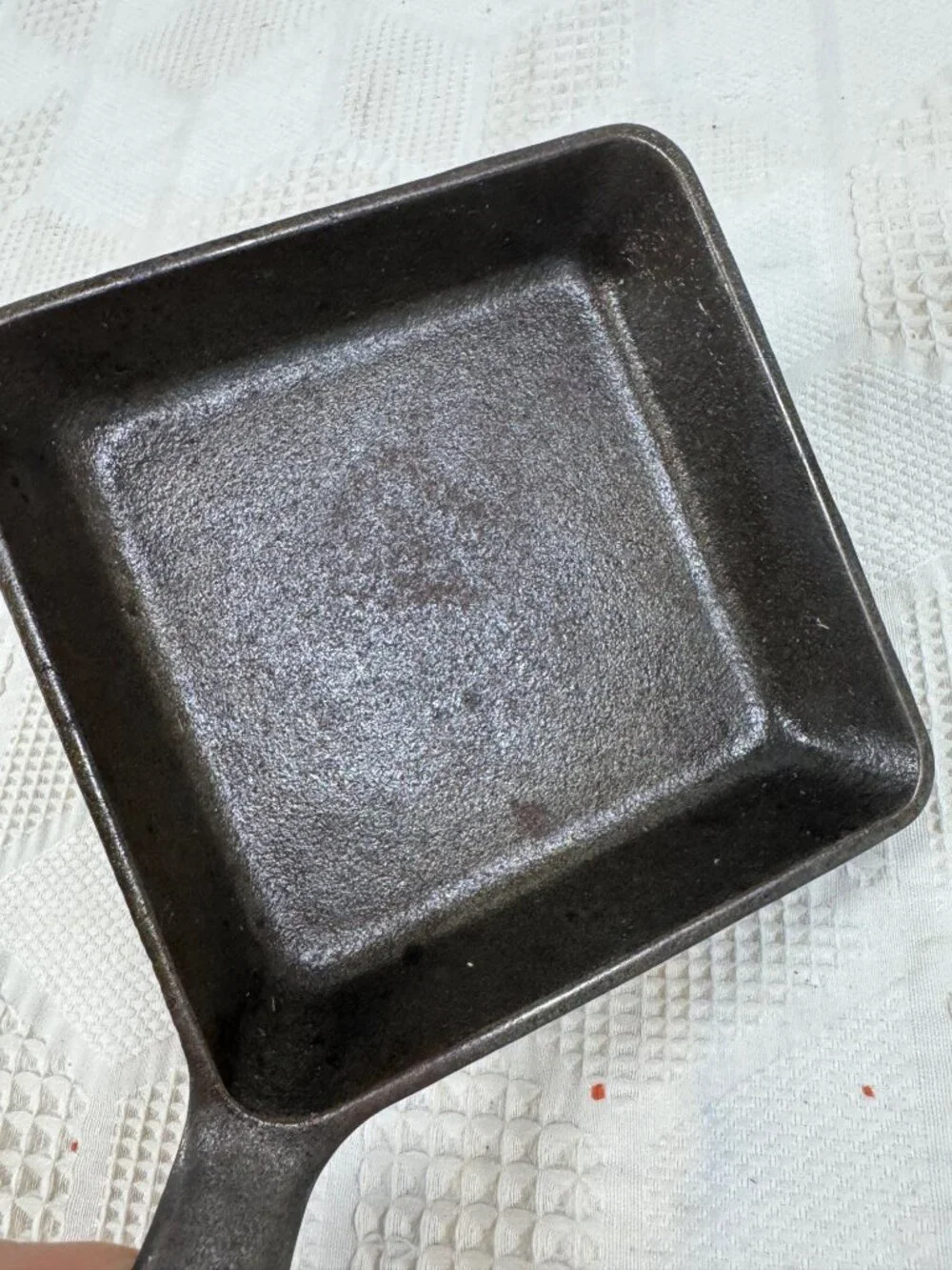 Griswold Cast Iron Square Egg Skillet 129 Vintage 1950s Cookware Since 1865